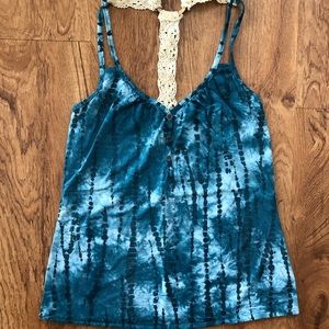 Tye Dye Boho Crochet Top